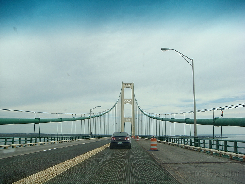 242 Memorial Day [2008 May 23].JPG - Scenes of the Mackinac Bridge.